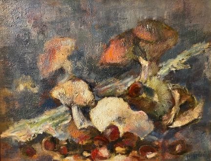 Flavien SEMPERE (1936-) 
Natura morta con funghi
O