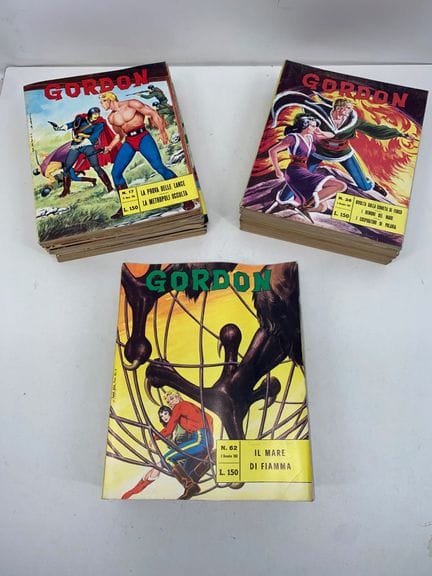 GORDON/Flash GORDON 
Gordon: 55-teilige Reihe (ita
