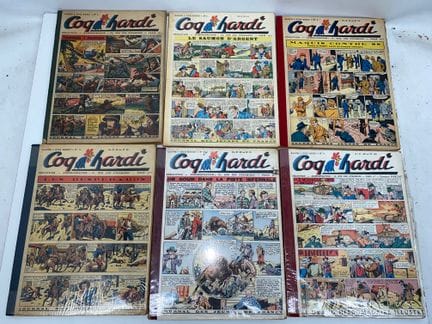 COQ HARDI 
Importante lote que incluye:
-    16 ál