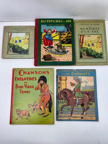 LE RALLIC 
Set mit 11 illustrierten Kinderbüchern.