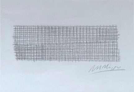 Mario NIGRO (1917-1992) 
Senza titolo (1967)
Matit