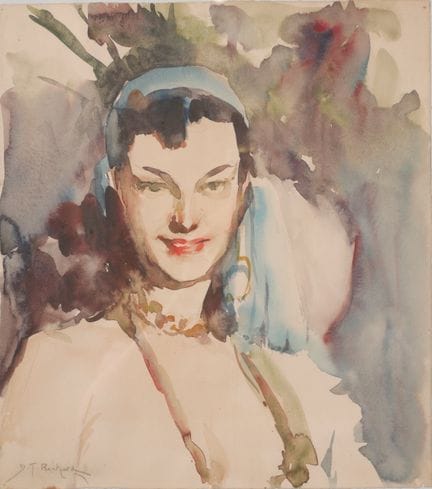 Richard DURANDO TOGO (1910- ?)
Portrait d’Elégante