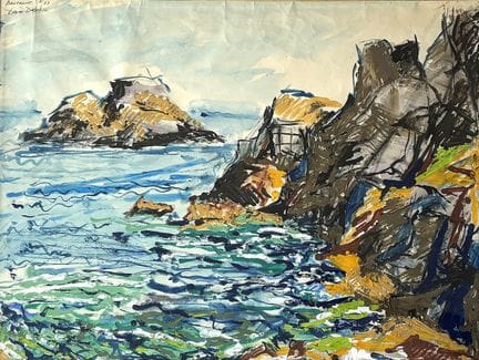Moderne Schule
Bretagne, Juli 83
Gouache, signiert
