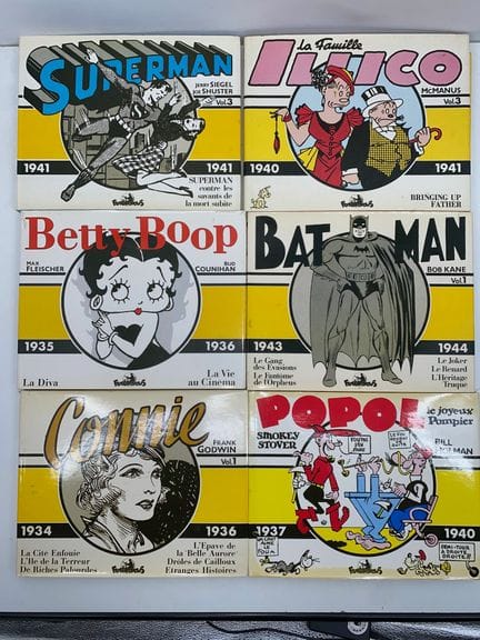 SUPERMAN, BATMAN, CONNIE, Betty BOOP, … 
Colección