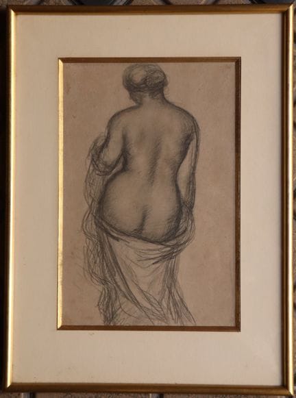 Ecole moderne
Femme nue de dos
Mine de plomb
29 x 