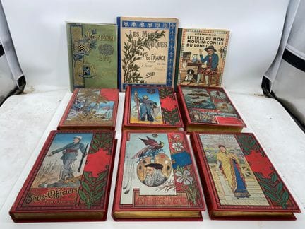Lote de 17 libros con tapas duras de editorial, po