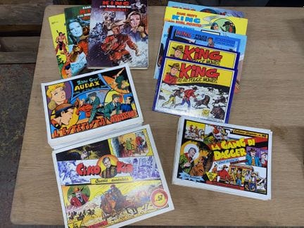 Comic-Set (Neuauflagen), bestehend aus:
-    9 Alb