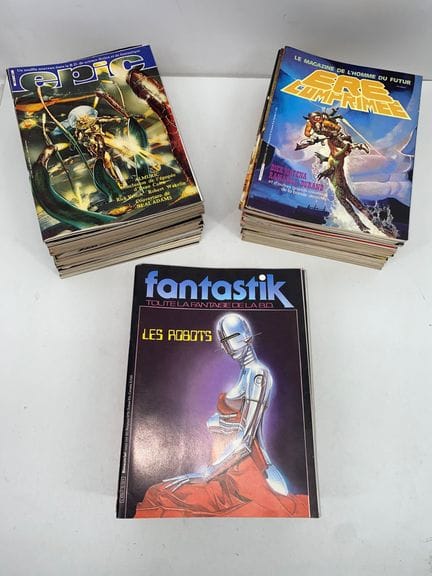 Set französischer Comics, bestehend aus: 
-    „Fa