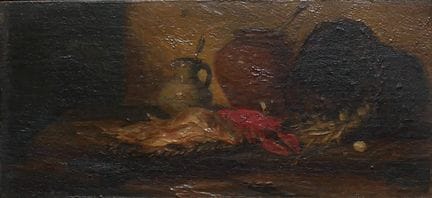 Philippe ROUSSEAU (1816-1887)
Natura morta con ara