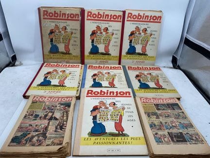 Conjunto compuesto por 7 álbumes de Robinson y un 