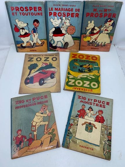 ZIG PUCE, M. POCHE, ZOZO, PROSPER, … 
Set bestehen