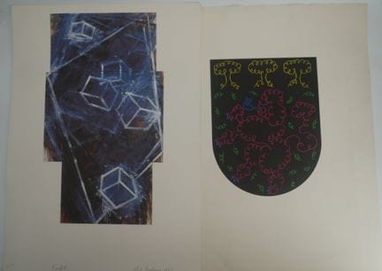 Mel BOCHNER (1940-) 
Caduta libera, 1989
5 litogra