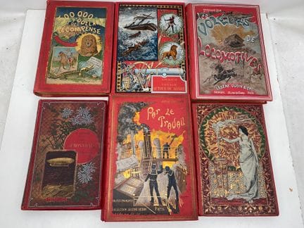 Set aus 10 Büchern von Prix, mehrfarbige und vergo