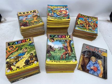 TAROU, VIGOR, ARDAN, AVENTURES FILM, … 
Lote de có
