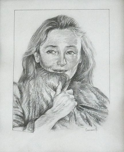 A. CAMARA
Ritratto di donna
Matita, firmato in bas