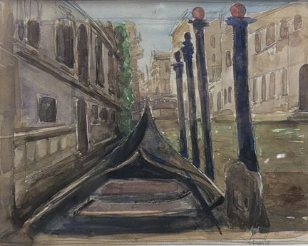 Modern School
Venice
Watercolor signed lower right