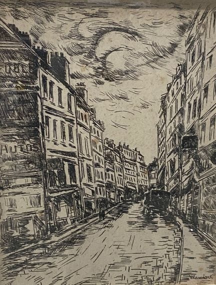 Maurice de VLAMINCK (1876-1958) 
Rue de la Glacièr