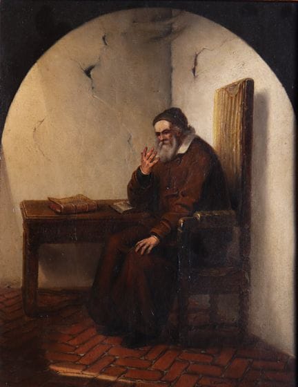 Césare DELL AQUA (1821–1905)
Der Gelehrte
Öl auf L