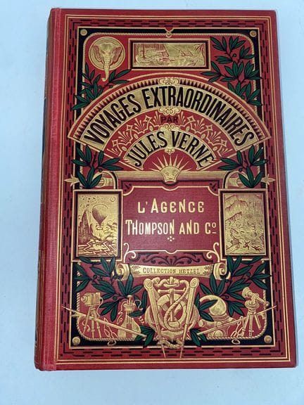 Jules VERNE 
La agencia Thompson and Co
Gran octav