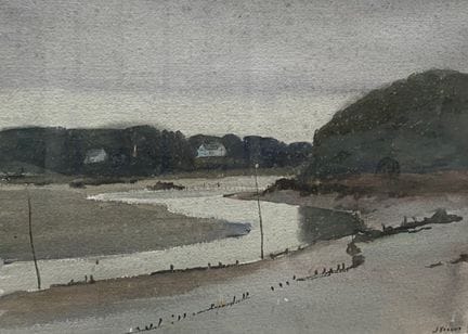 Jean FREOUR (1919-2010)
Bras de mer
Aquarelle sur 