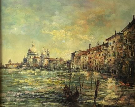GANGLOFF
Venezia, il Canal Grande
Olio su tela, fi