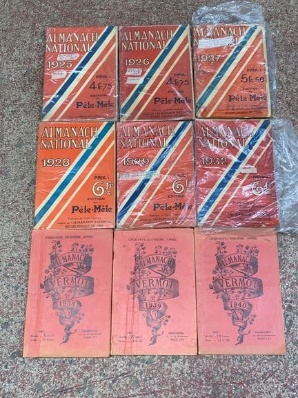 ALMANAQUE NACIONAL y ALMANAQUE VERMOT 
Lote compue
