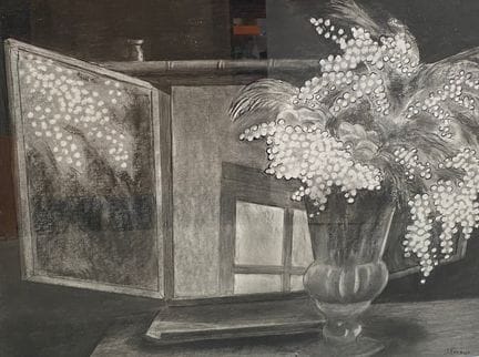 Jean FREOUR (1919-2010) 
Mazzo di fiori in un vaso