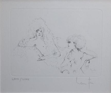 Léonor FINI (1908-1996)
Due donne nude che convers