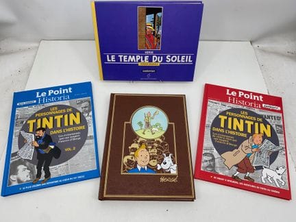 TINTÍN 
Lote de 7 álbumes.
Moderno.