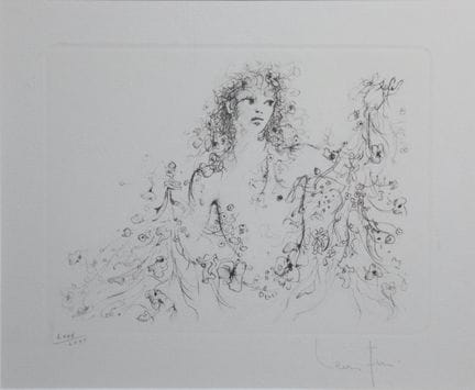 Léonor FINI (1908-1996)
Ragazza con i fiori
Acquaf