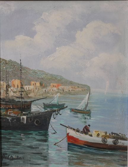 Scuola francese del XX secolo 
Pescatori di Cap d'