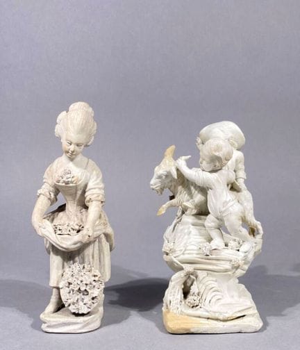 Biscotto in porcellana dura
Pastorale con putti e 