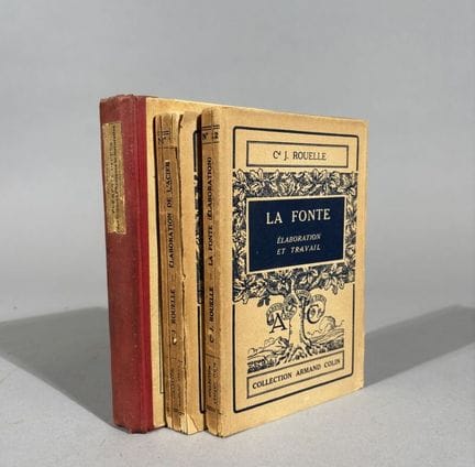 物理科学 - 材料 - 钢 - 铸铁 - 工业
一套3本关于物理科学和材料的书籍：
- J.ROUE