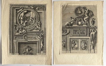 D'après Jean Lepautre (1618-1682),
Suite de deux g