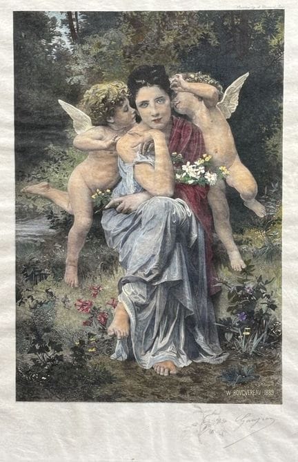 D'après William Bouguereau (1828-1905),
Le Chant d