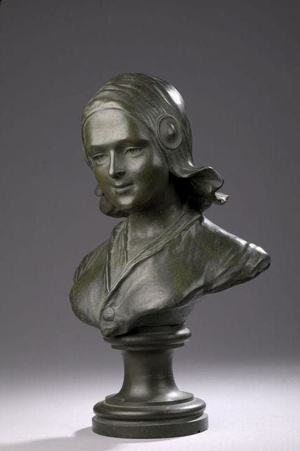 Auguste Bija (Riga 1872 - Bruxelles 1957), 
Busto 
