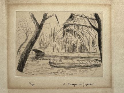 André Dunoyer de Segonzac (1884-1974),
Notre-Dame 