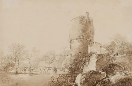 JOHANN CHRISTIAN KLENGEL_x001D_ Kesselsdorf près d