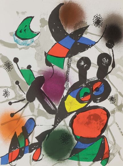 JOAN MIRO_x001D_ Montroig 1893 - 1983 Majorque Mir