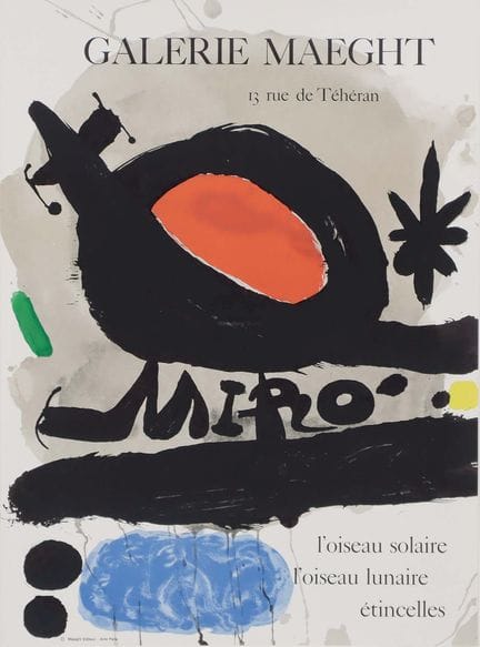JOAN MIRO_x001D_ Montroig 1893 - 1983 Majorque L’O