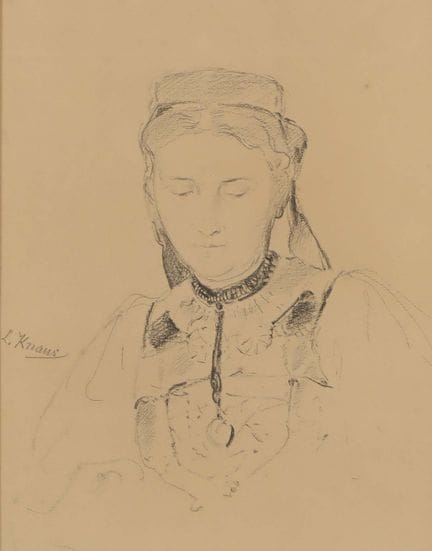 LUDWIG KNAUS_x001D_ Wiesbaden 1829 - 1910 Berlin P