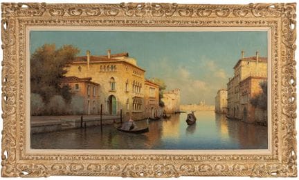 Gérard HUGUES (geb. 1938).
Venedig, der Kanal.
Öl 