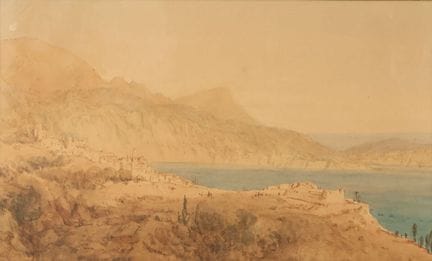 Joseph FRICERO (Nice, 1807-1870). 
Villefranche-su