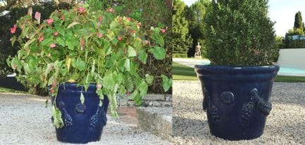 ANDUZE, Poterie de la Madeleine.
Blumentopf aus Ke