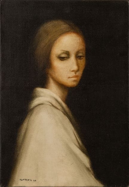 Luis ALVAREZ (1932-1997). 
Retrato de una mujer co
