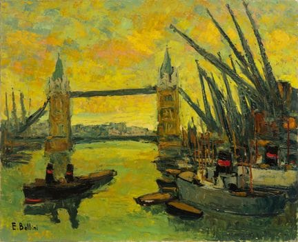 Emmanuel BELLINI (1904–1989).
London, Tower Bridge