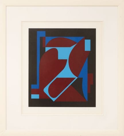 Victor VASARELY (1906–1997).
Stri Dio.
Farb-Siebdr