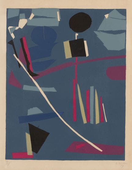 André LANSKOY (1902-1976).
Composición - 1959.
Lit