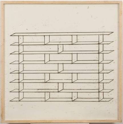 Bernar VENET (geb. 1941). 
Bibliothek – 1990.
Past