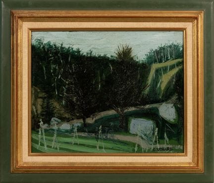 Claude VENARD (1913–1999). 
Landschaft mit Bäumen.